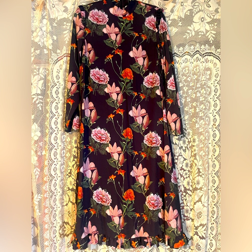Floral maxi dress.
